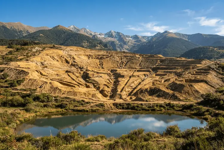 Vergrabene Sedimente beweisen römischen Goldabbau in den Pyrenäen
