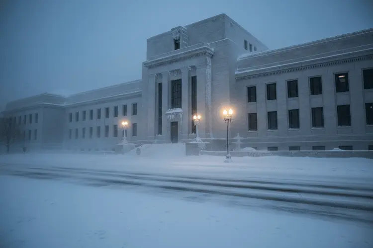 Fed-Sitzung findet trotz Schneesturm in Washington statt