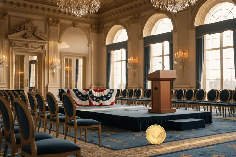Trump feiert Memecoin-Inhaber – Token nahe Allzeittief