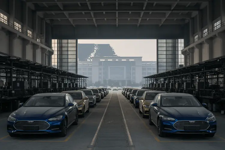 China-Automarkt: Absturz im Januar trifft BYD besonders hart