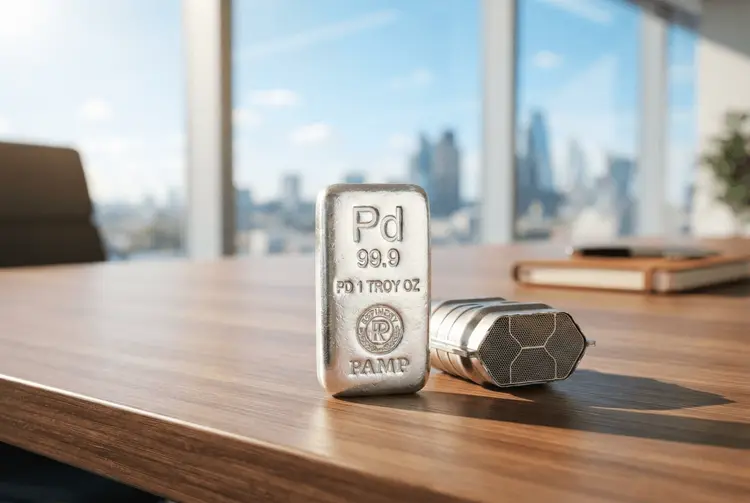 Palladium stürzt 2,6 Prozent ab: Renditen und Dollar drücken