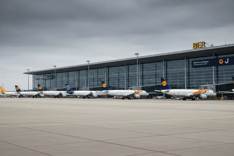 Warnstreik am BER legt Hauptstadtflughafen ganztägig lahm
