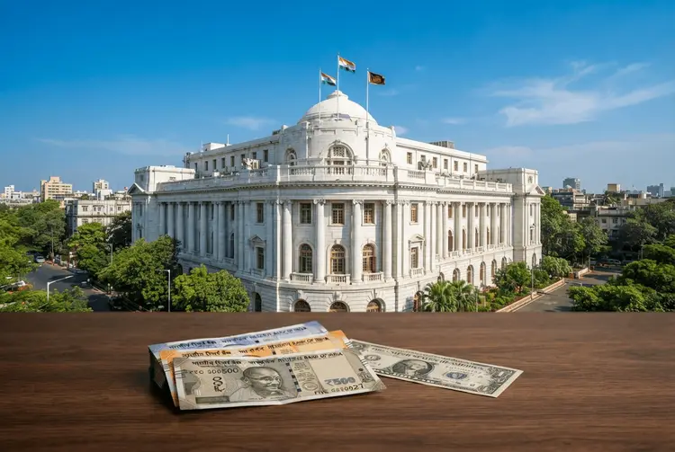 Reserve Bank of India stützt Rupie: Intervention nahe Rekordtief