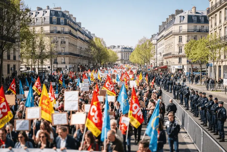 Frankreich: Tausende protestieren, Polizei soll Ausschreitungen verhindern