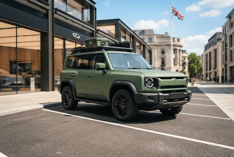Chery bringt iCAUR mit Defender-Klon V27 2027 nach Großbritannien