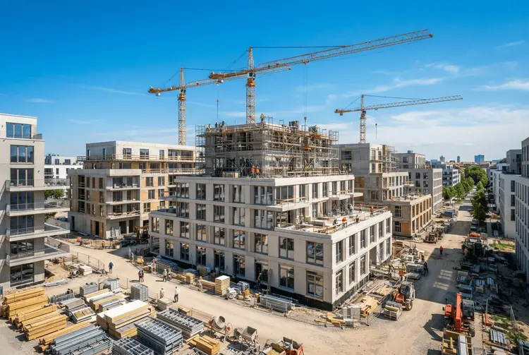Baugenehmigungen steigen, doch die Stimmung im Wohnungsbau kippt