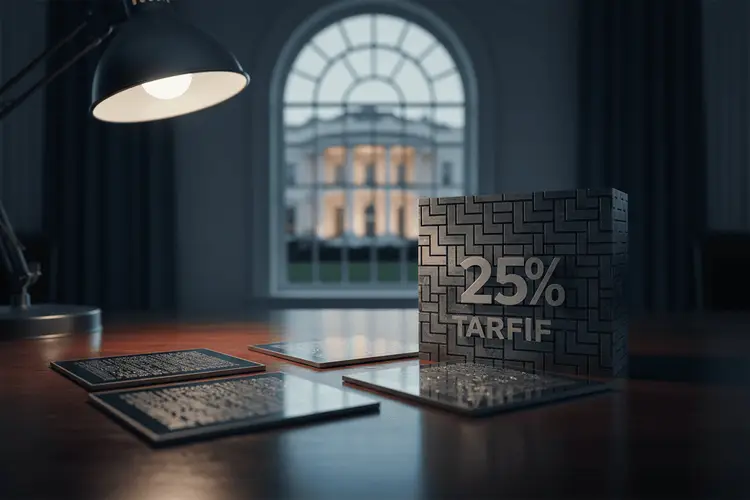 Trump verhängt 25% Zölle auf KI-Chips von Nvidia und AMD