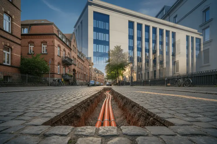 Glasfaser-Rekord: Düsseldorfer Anbieter zeigt, wie schneller Ausbau funktioniert
