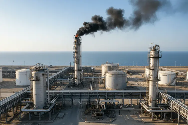 Iranische Ölraffinerie kurz nach Waffenstillstandsankündigung angegriffen