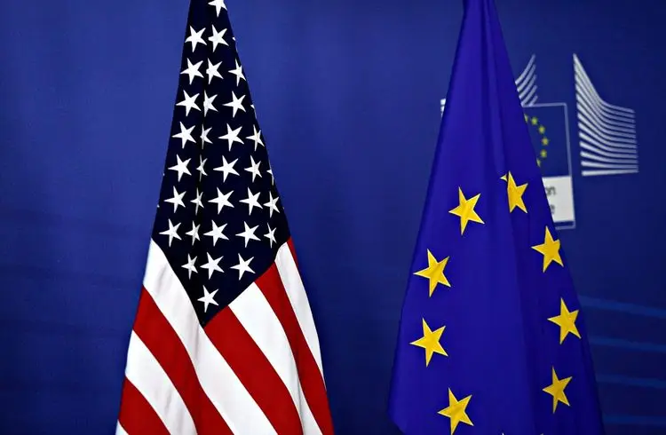 EU-Handelsüberschuss mit USA bricht ein