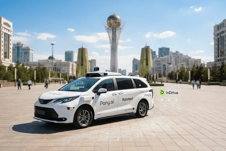 Pony.ai startet Robotaxi-Testlauf in Kasachstan mit Nvidia und inDrive
