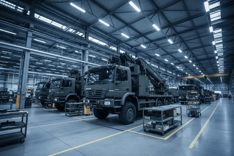 Daimler Truck: Militäraufträge sorgen für Produktionsboom