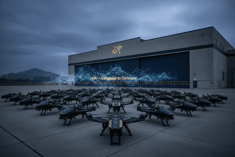 SpaceX und xAI konkurrieren um Pentagon-Auftrag für autonome Drohnenschwärme