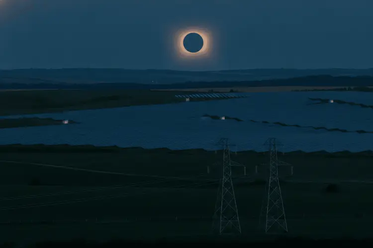 Sonnenfinsternis setzt britisches Stromnetz unter Druck