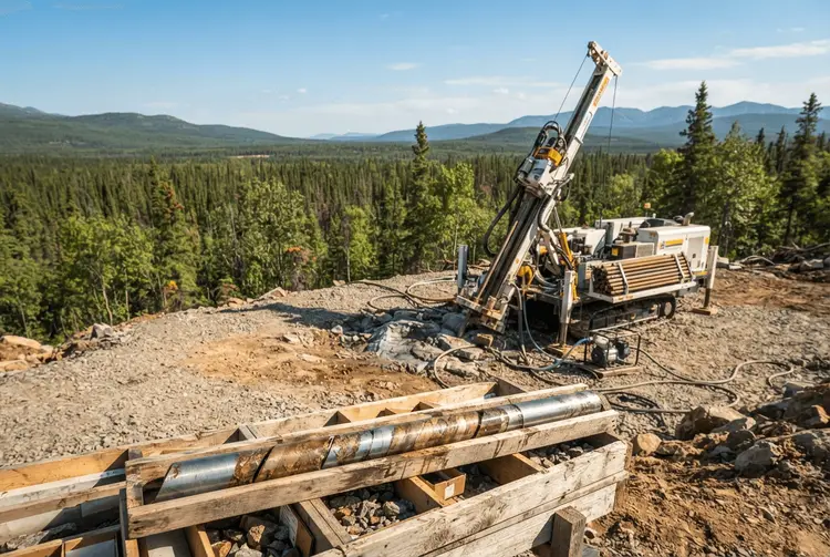 Cascadia Minerals bohrt 75,55 Meter mit 1,19% Kupfer bei Carmacks