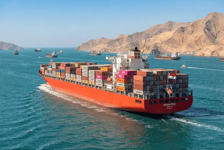 Straße von Hormus: Singapur-Schiff sinkt, doch die Fahrten gehen weiter
