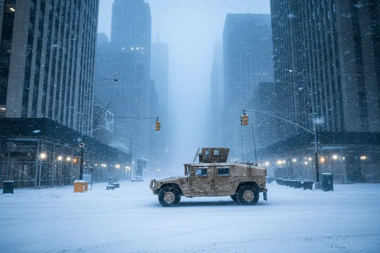 Blizzard-Notstand: New York und Nachbarstaaten kämpfen gegen Schneesturm