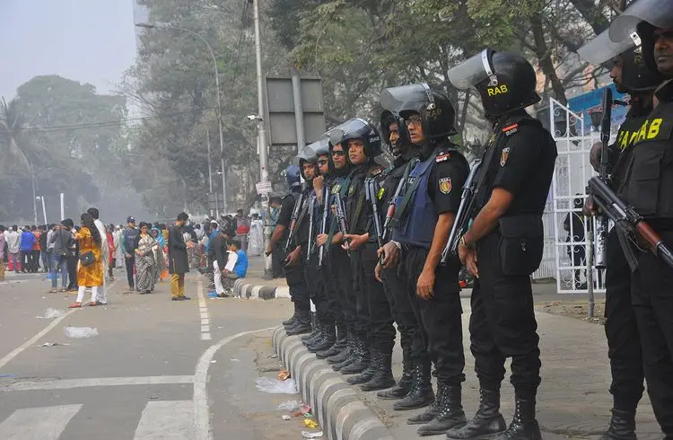 Textilarbeiter protestieren in Bangladesch