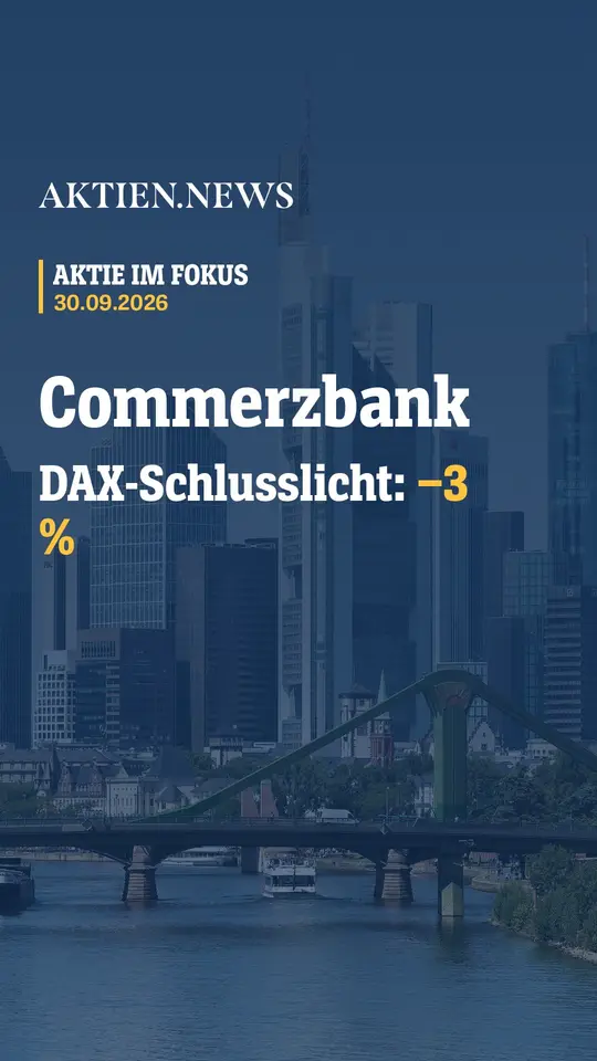 Deutsche Bank streicht Kaufempfehlung: Commerzbank-Aktie ist DAX-Schlusslicht